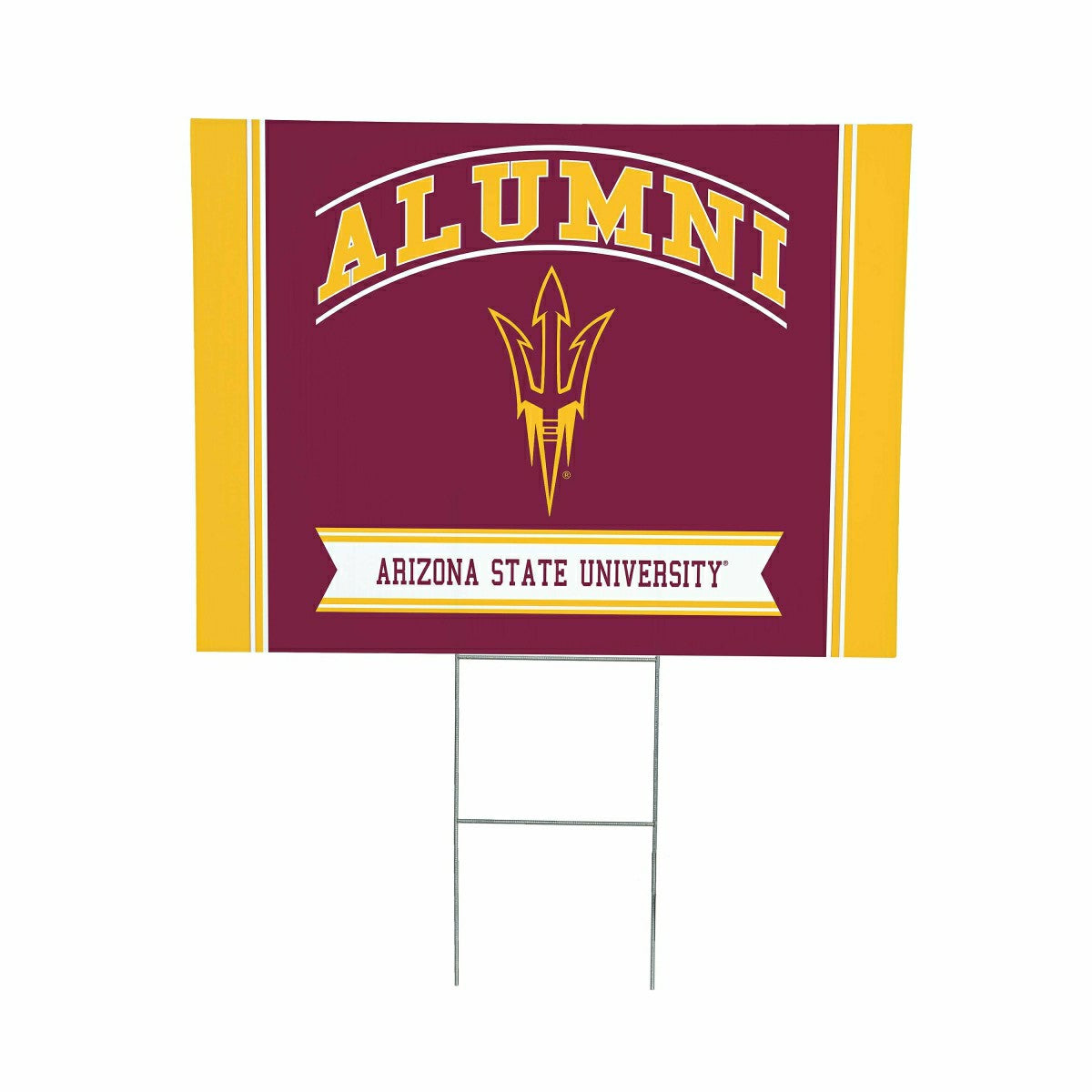 Arizona State University Coroplast Yard Sign Alumni, Collegiate, Home