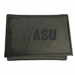 Arizona State University, Tri-Fold Wallet, Black, Collegiate, Home