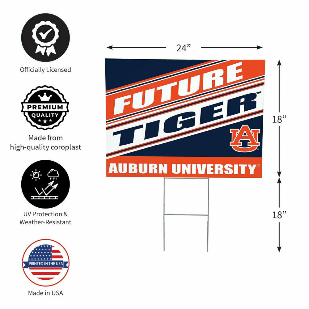Auburn University Coroplast Yard Sign, Future Student, Collegiate, Home