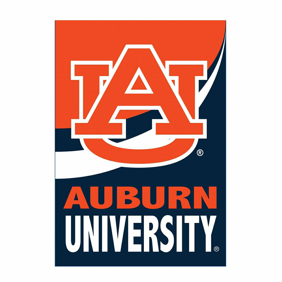 Auburn University Burlap Flag GDN Size, Collegiate, Home