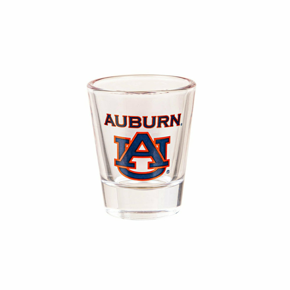 Auburn University 4-Piece Ceramic and Glass 2oz. Shot Glass Set, Collegiate, Home