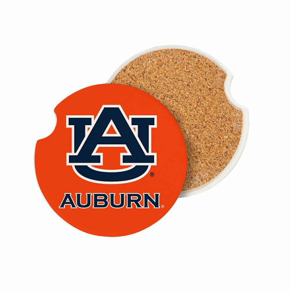 Auburn University Car Coaster Set, 2pc, Collegiate, Home