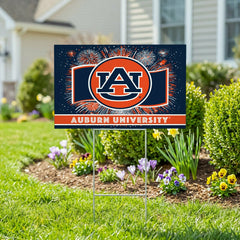 Auburn University Yard Sign, Patriotic, Collegiate, Home