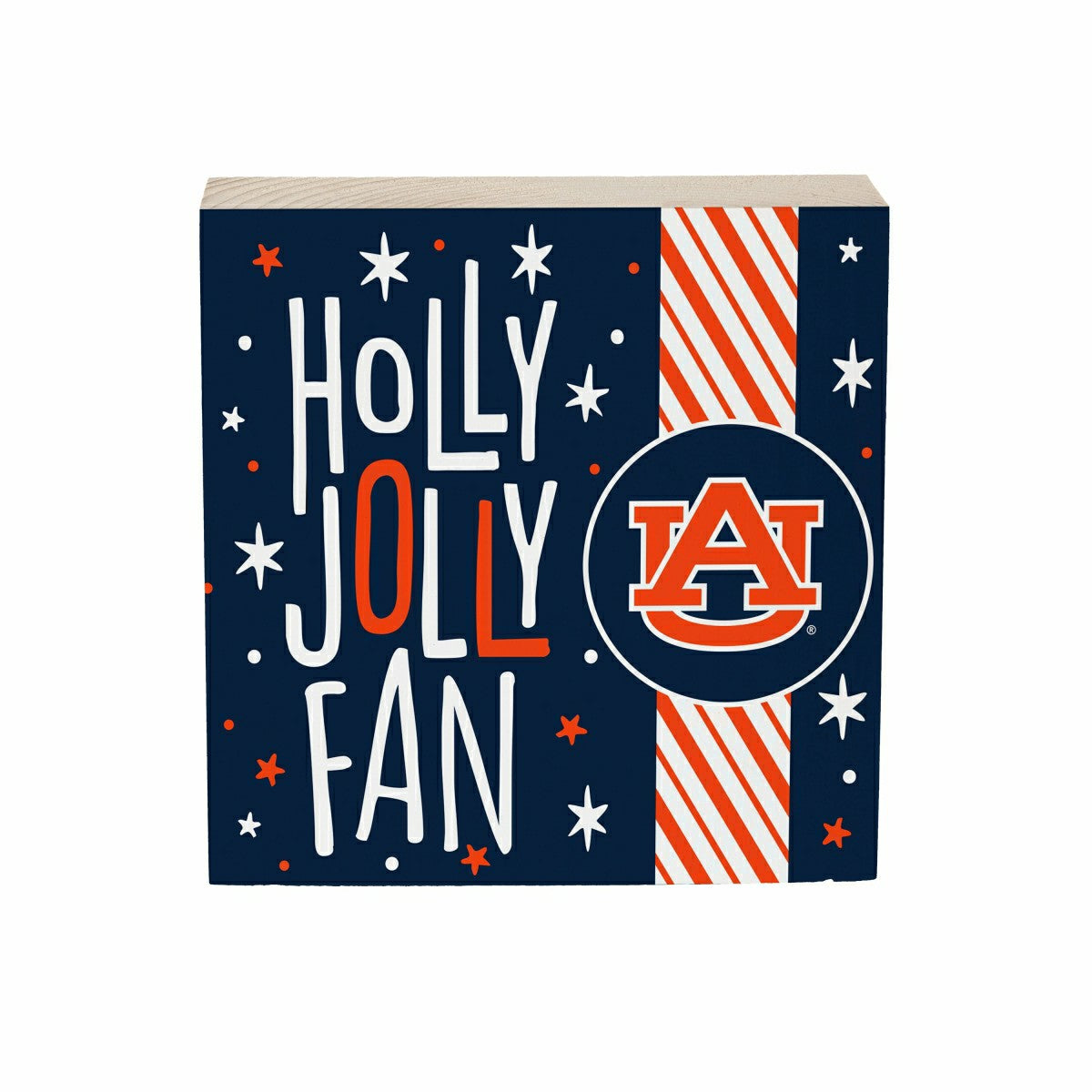 Auburn University Block, Holiday, 6x6, Collegiate, Home