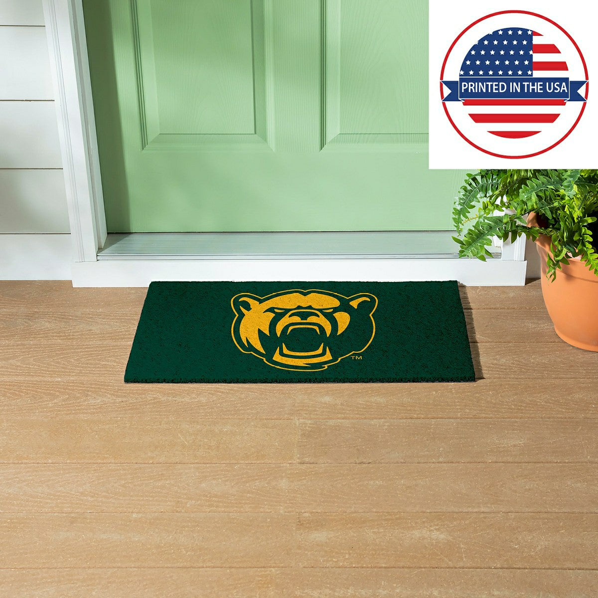 Full Color PVC Mat, 16" x 28", Baylor University, Collegiate