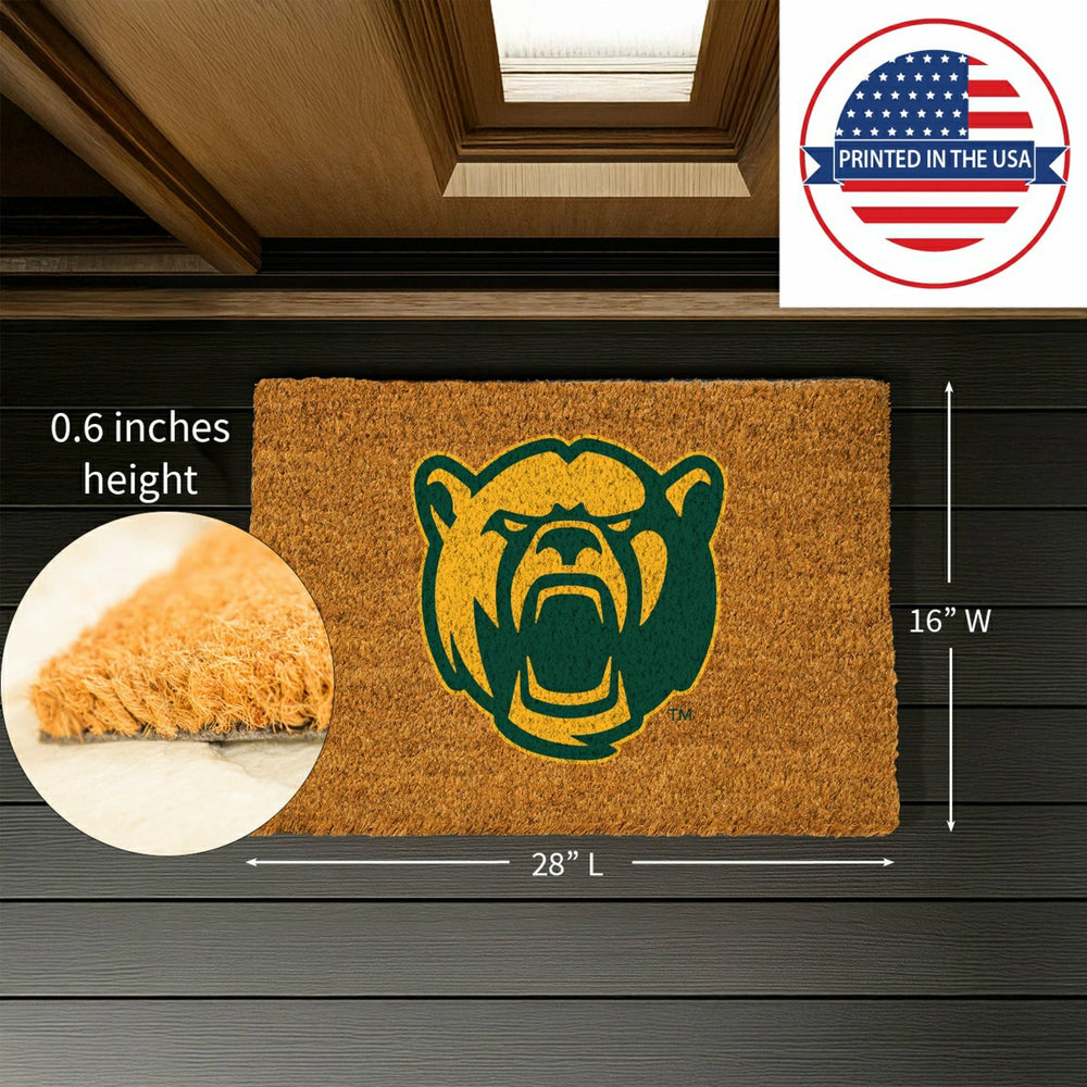 Coir Mat, 16"x28", Baylor University, Collegiate
