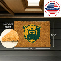 Coir Mat, 16"x28", Baylor University, Collegiate