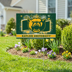 Baylor University Yard Sign, Patriotic, Collegiate, Home