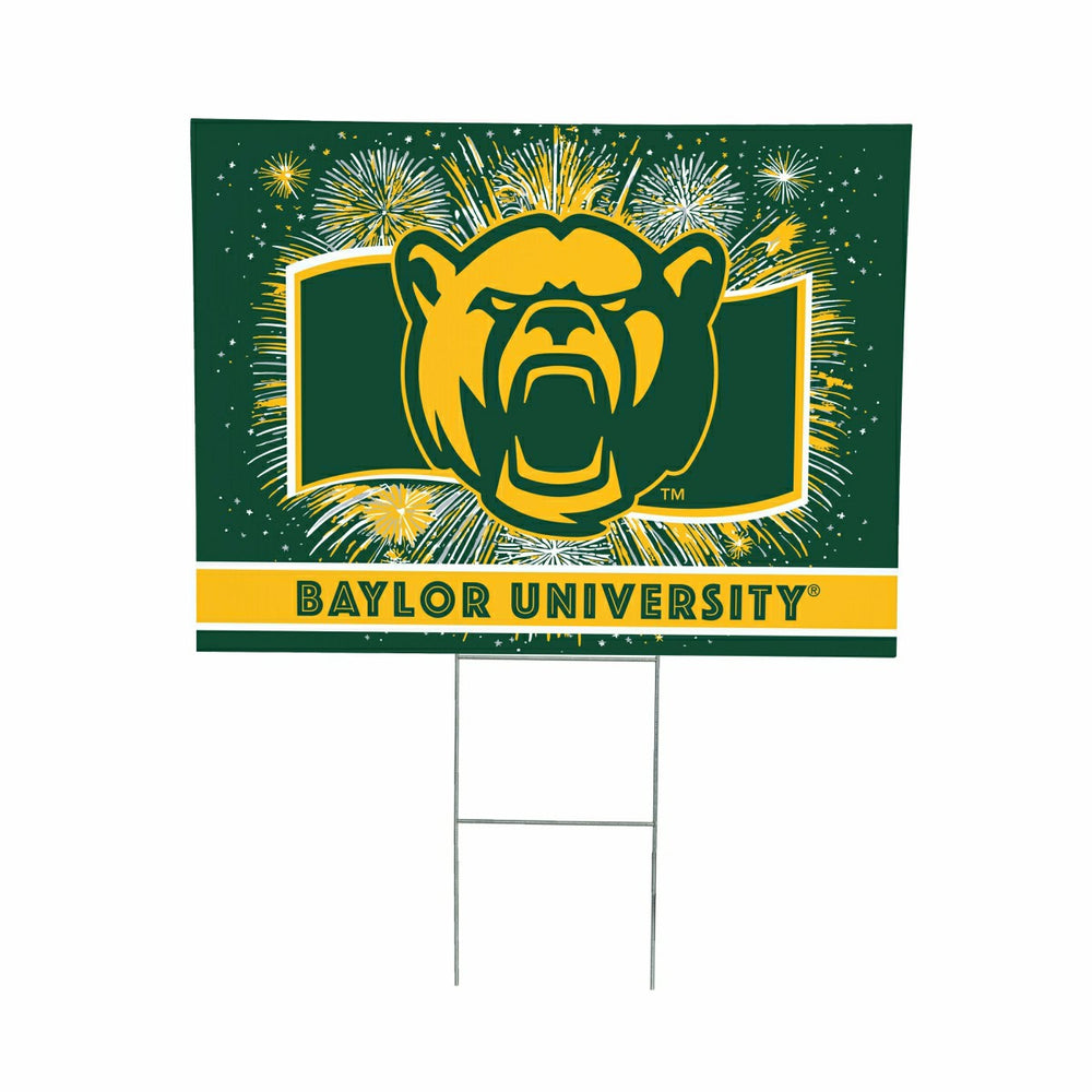 Baylor University Yard Sign, Patriotic, Collegiate, Home