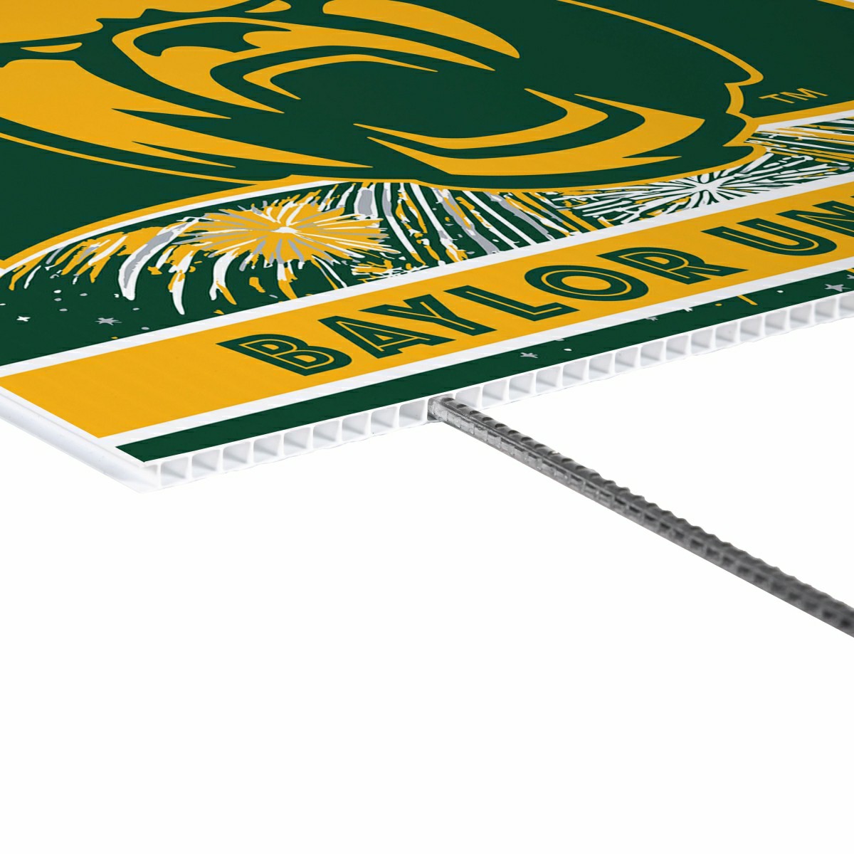 Baylor University Yard Sign, Patriotic, Collegiate, Home