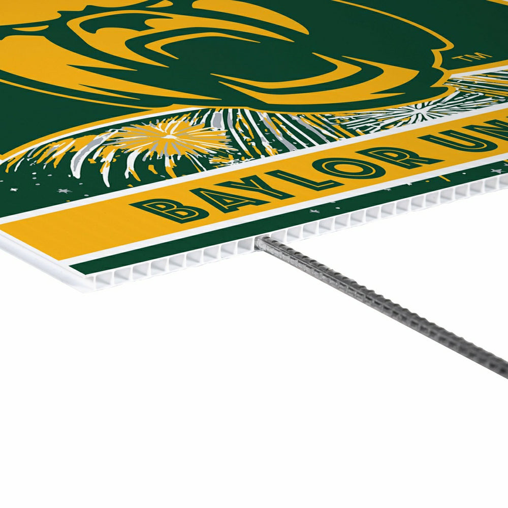 Baylor University Yard Sign, Patriotic, Collegiate, Home