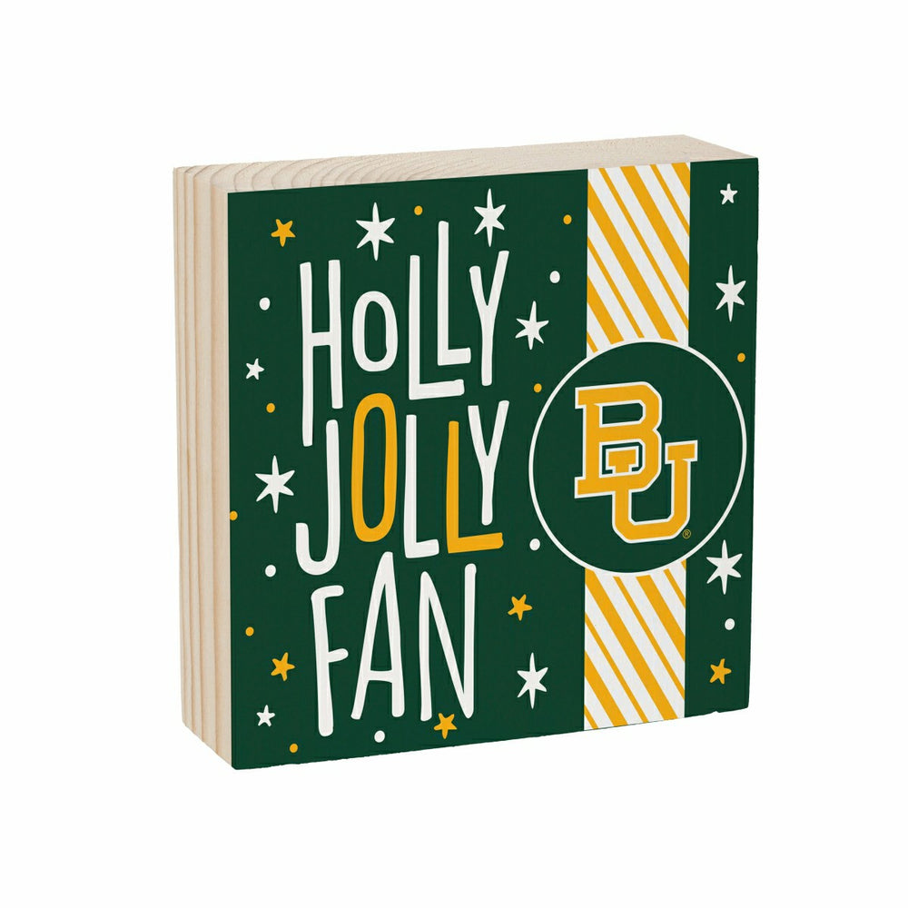 Baylor University Block, Holiday, 6x6, Collegiate, Home
