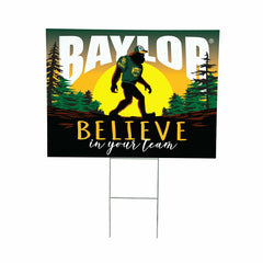 Baylor University Yard Sign, Bigfoot, Collegiate, Home
