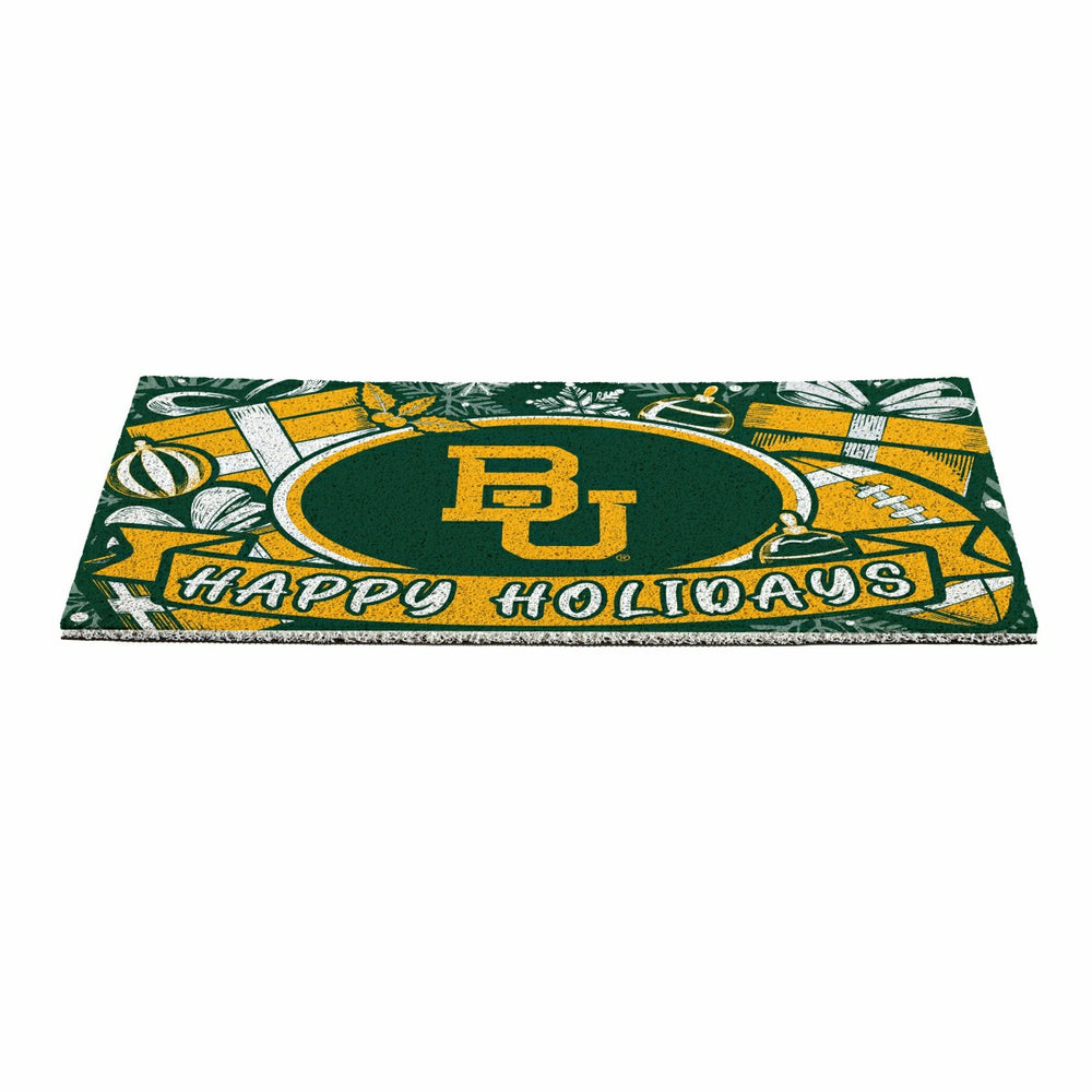 Baylor University Holiday PVC Mat, 28"x16", Collegiate