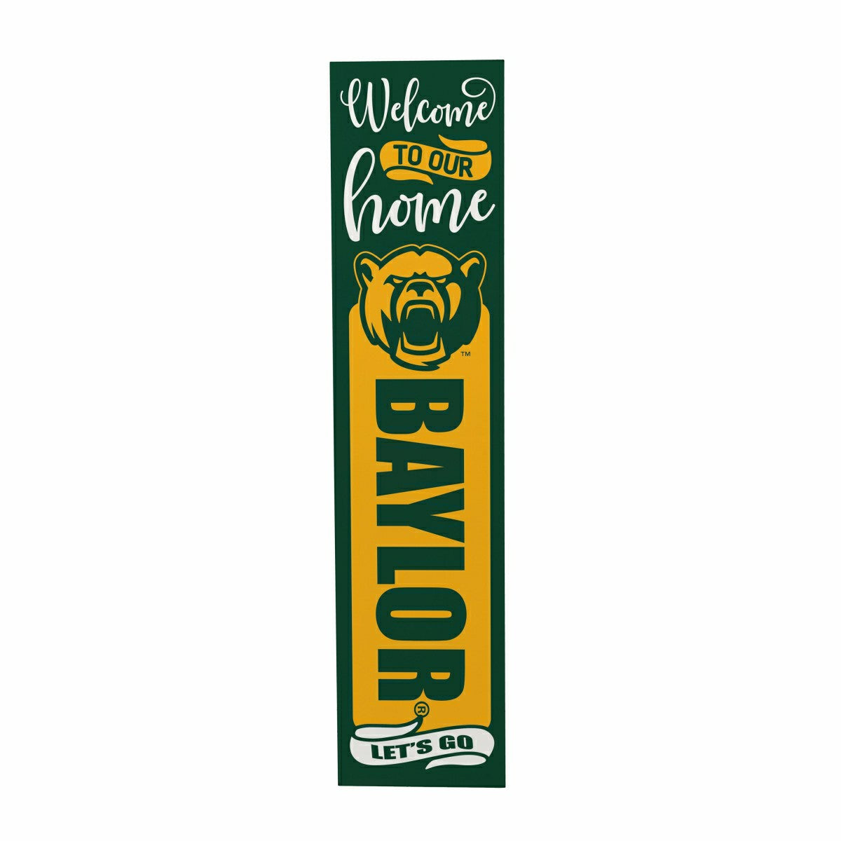 47" Double Sided Leaner, Baylor University, Halloween, Collegiate, Home