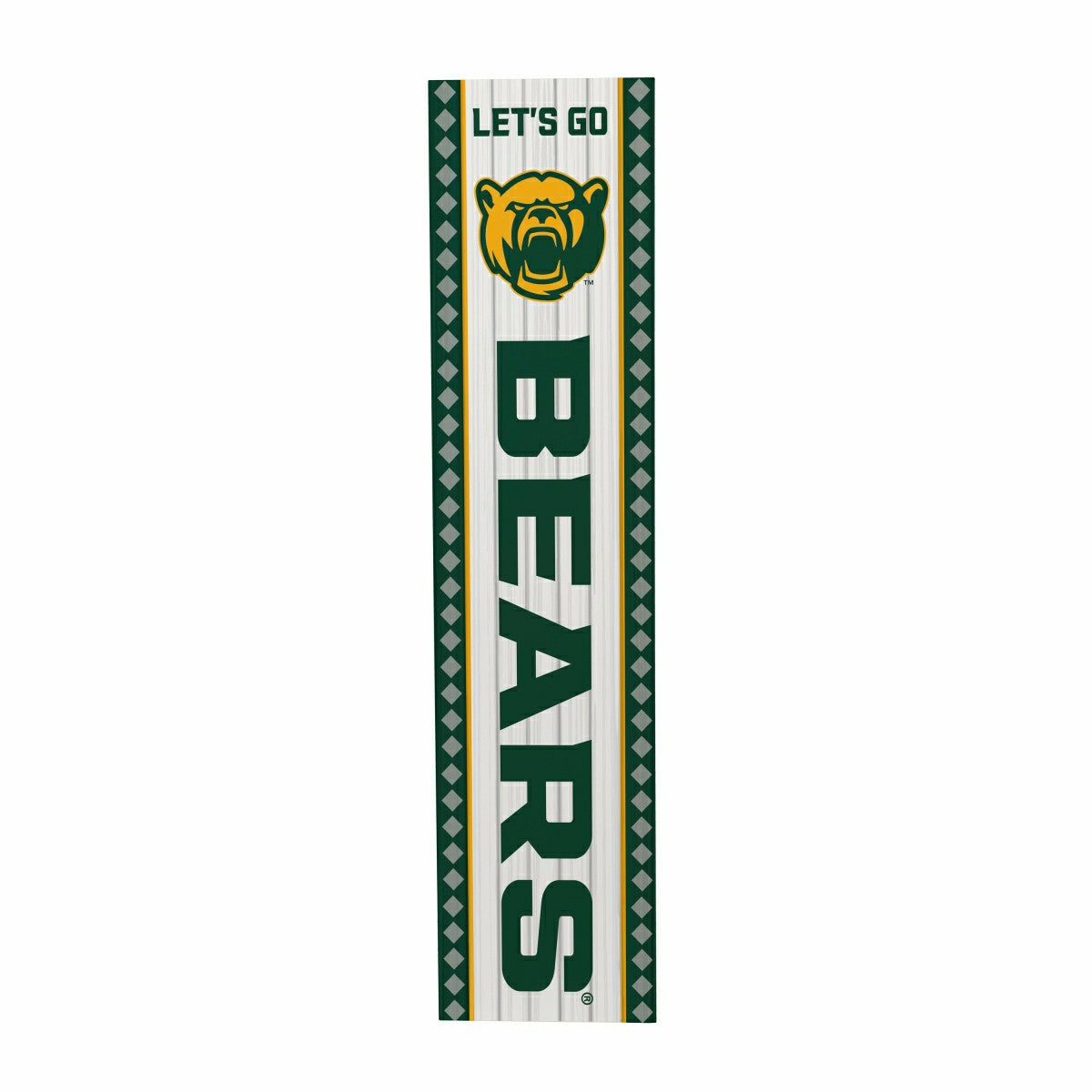 47" Double Sided Leaner, Baylor University, Christmas, Collegiate, Home