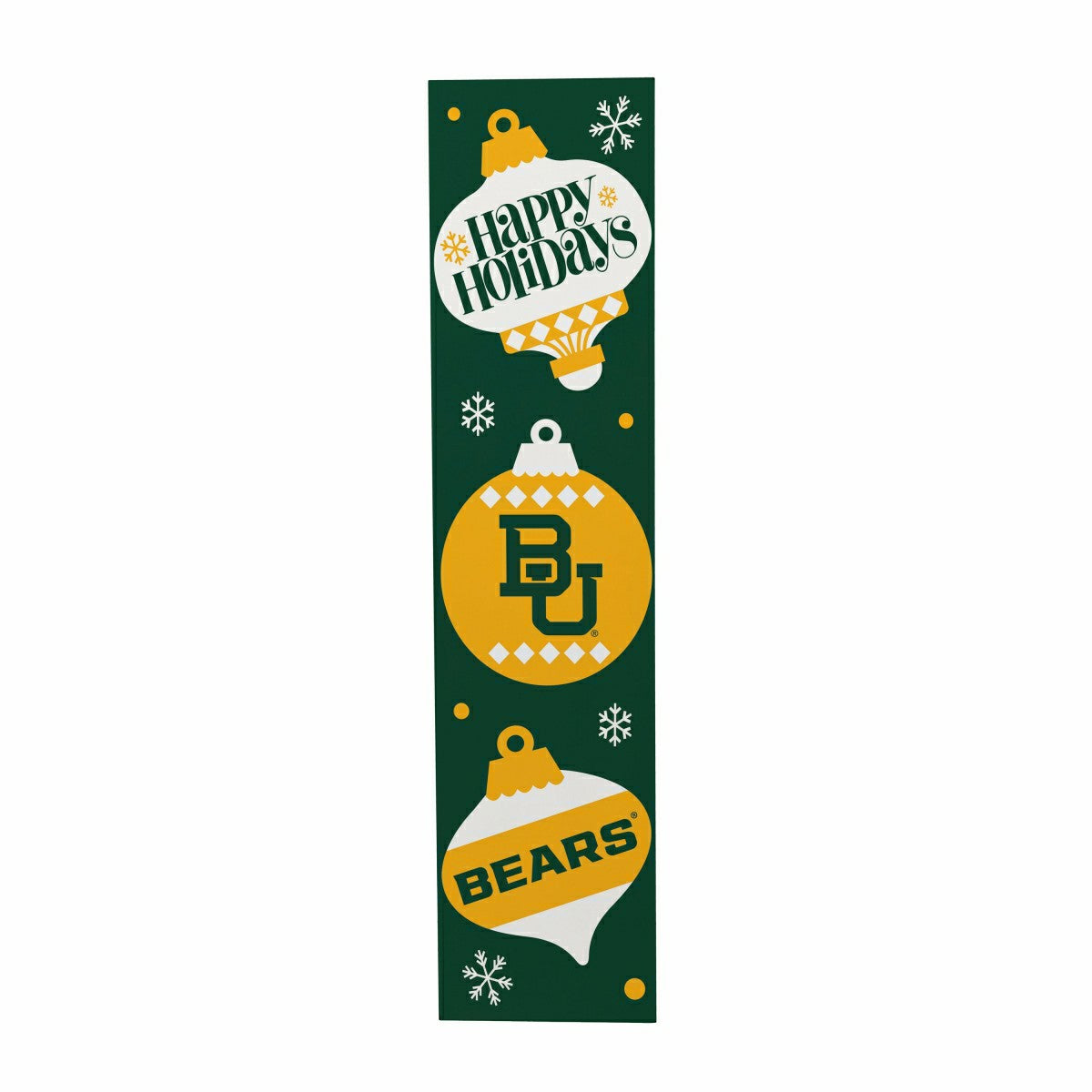 47" Double Sided Leaner, Baylor University, Christmas, Collegiate, Home