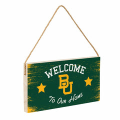 Baylor University Wood Wall Sign, 6x11, Collegiate, Home