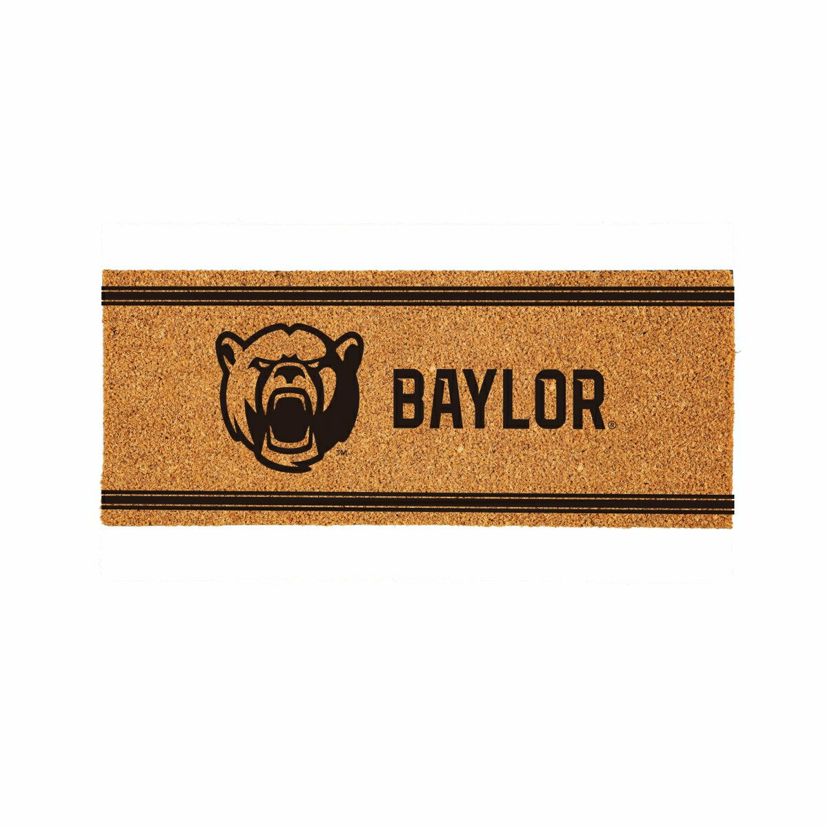 Baylor University Extra Large One Color Coir Mat, 60"x24", Collegiate