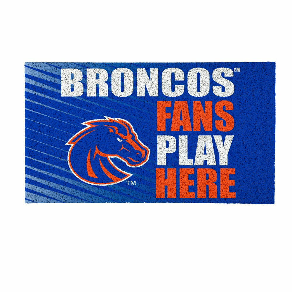 Boise State University Fan Mat, 28"x16", Collegiate