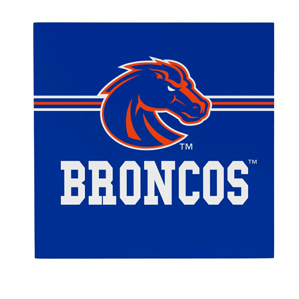 Boise State University Wood Wall Sign, 12x12, Collegiate, Home