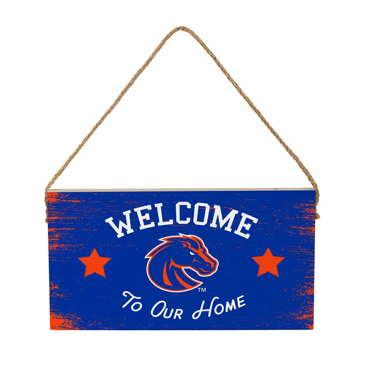 Boise State University Wood Wall Sign, 6x11, Collegiate, Home
