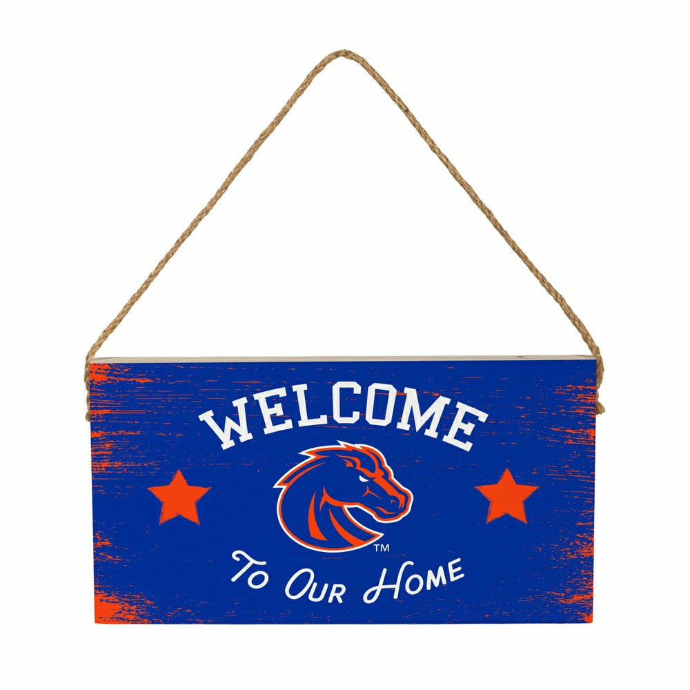 Boise State University Wood Wall Sign, 6x11, Collegiate, Home