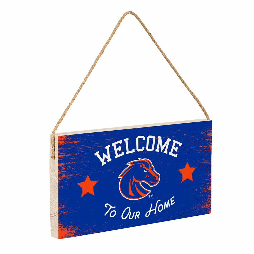 Boise State University Wood Wall Sign, 6x11, Collegiate, Home