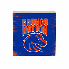 Boise State University Plock, Down Home Fans, 6x6, Collegiate, Home