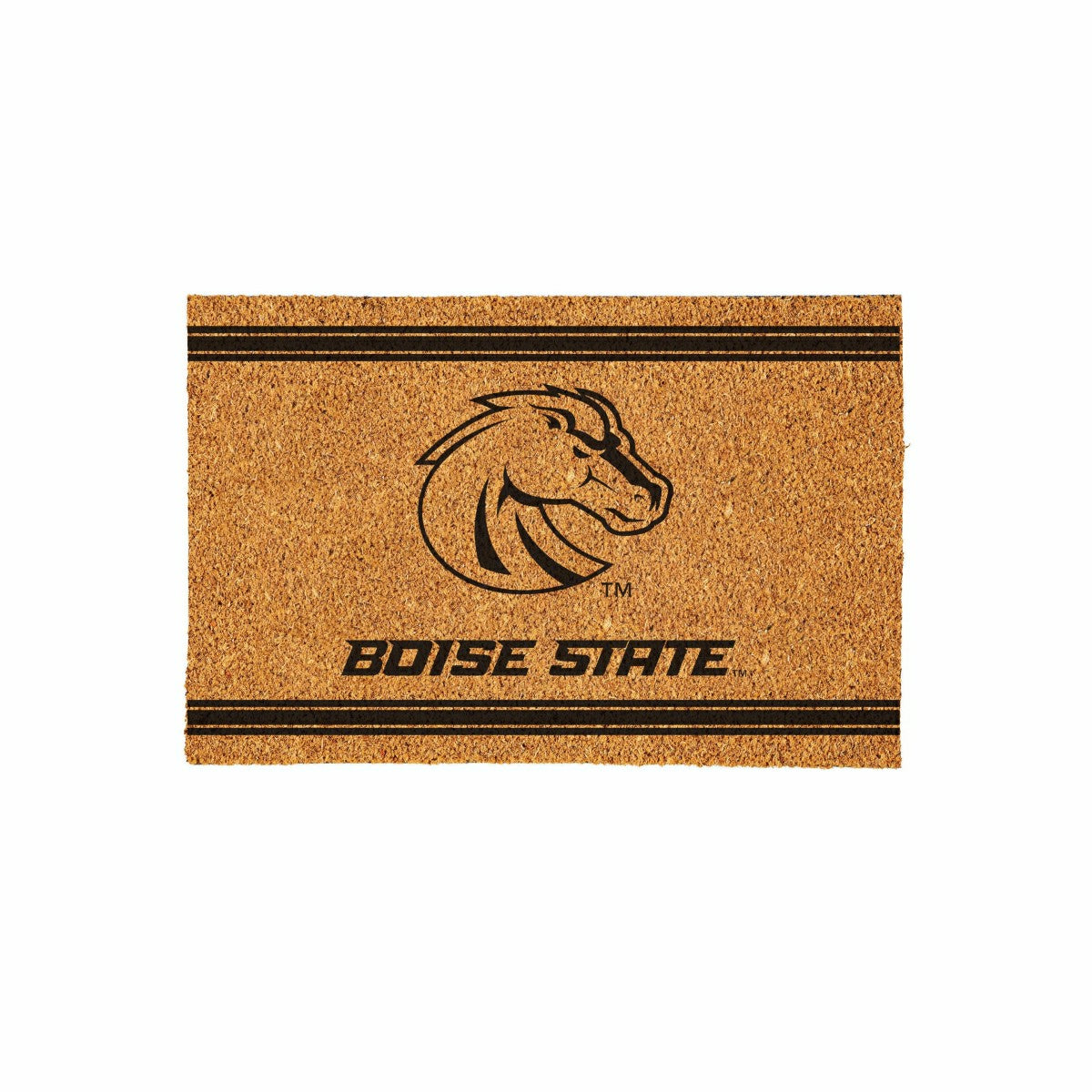 Boise State University Large One Color Coir Mat, 36"x24", Collegiate