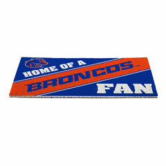 Boise State University, PVC Mat COLOR, Home of a Fan, Collegiate
