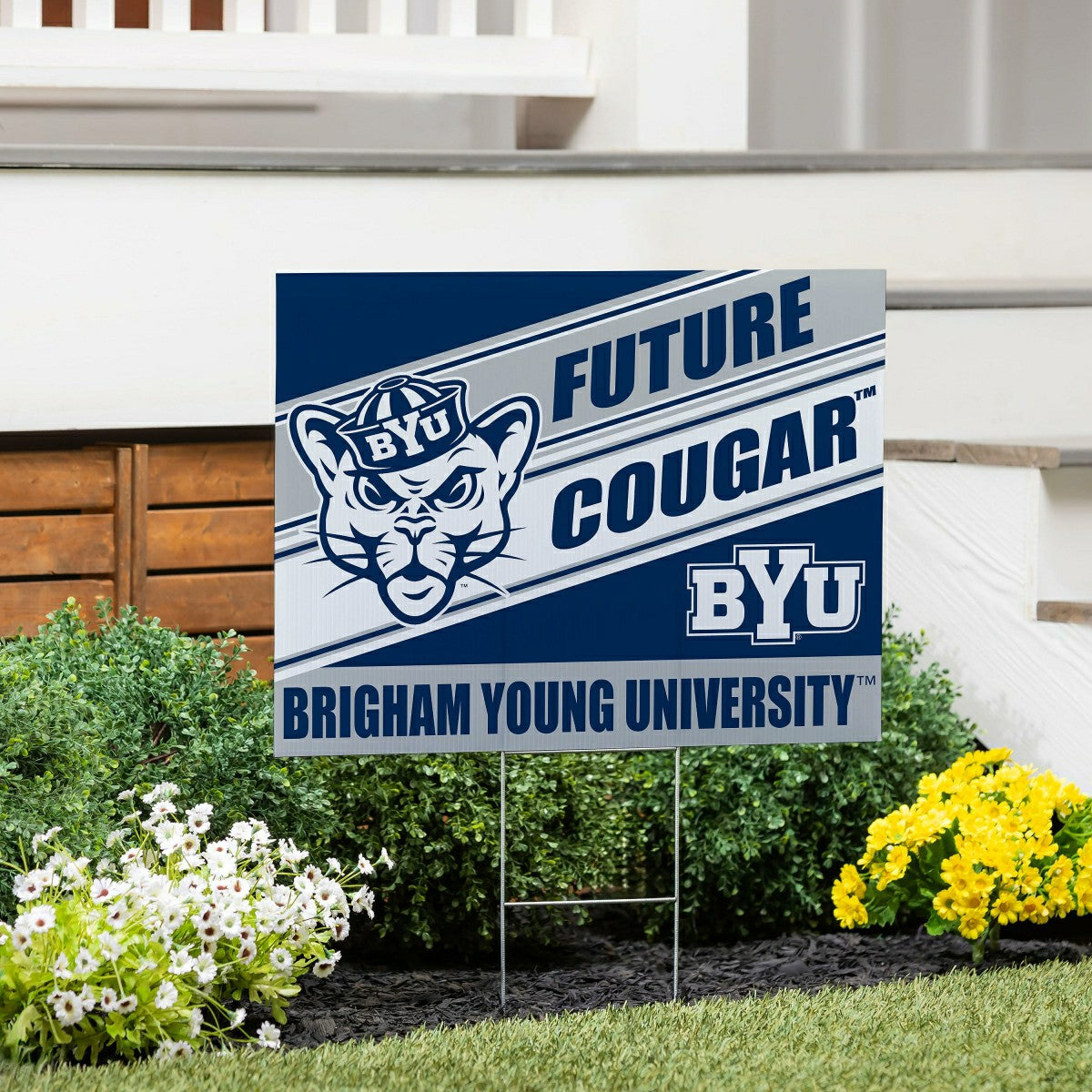 Brigham Young University Coroplast Yard Sign, Future Student, Collegiate, Home