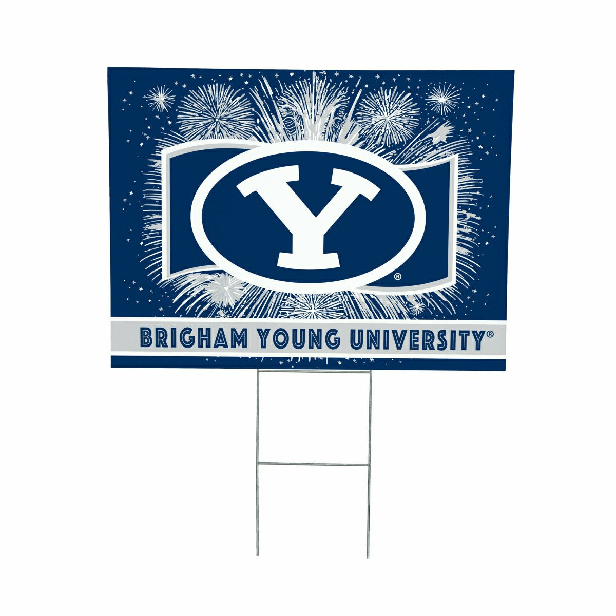 Brigham Young University Yard Sign, Patriotic, Collegiate, Home