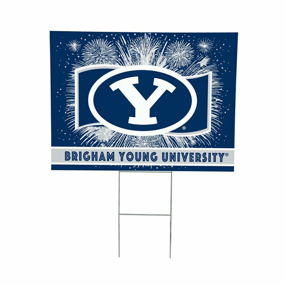 Brigham Young University Yard Sign, Patriotic, Collegiate, Home
