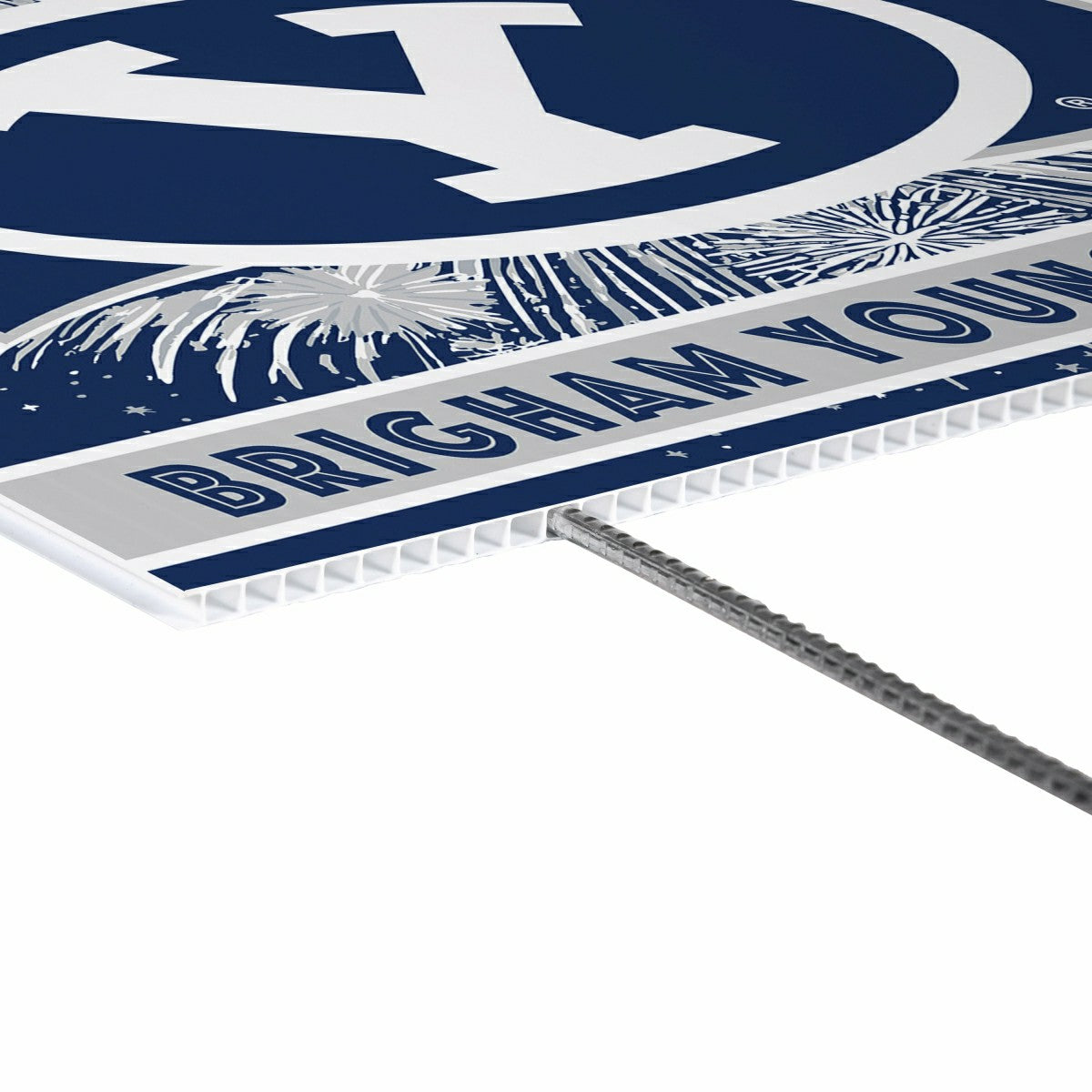 Brigham Young University Yard Sign, Patriotic, Collegiate, Home