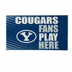 Brigham Young University Fan Mat, 28"x16", Collegiate