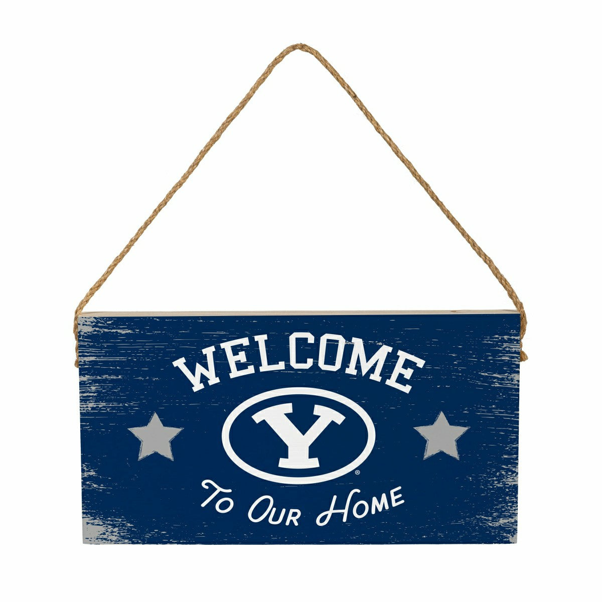 Brigham Young University Wood Wall Sign, 6x11, Collegiate, Home