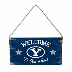Brigham Young University Wood Wall Sign, 6x11, Collegiate, Home