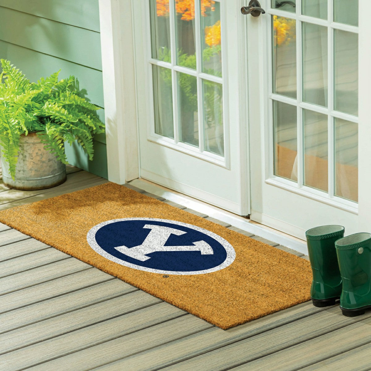 Brigham Young University Extra Large Full Color Coir Mat, 60"x24", Collegiate