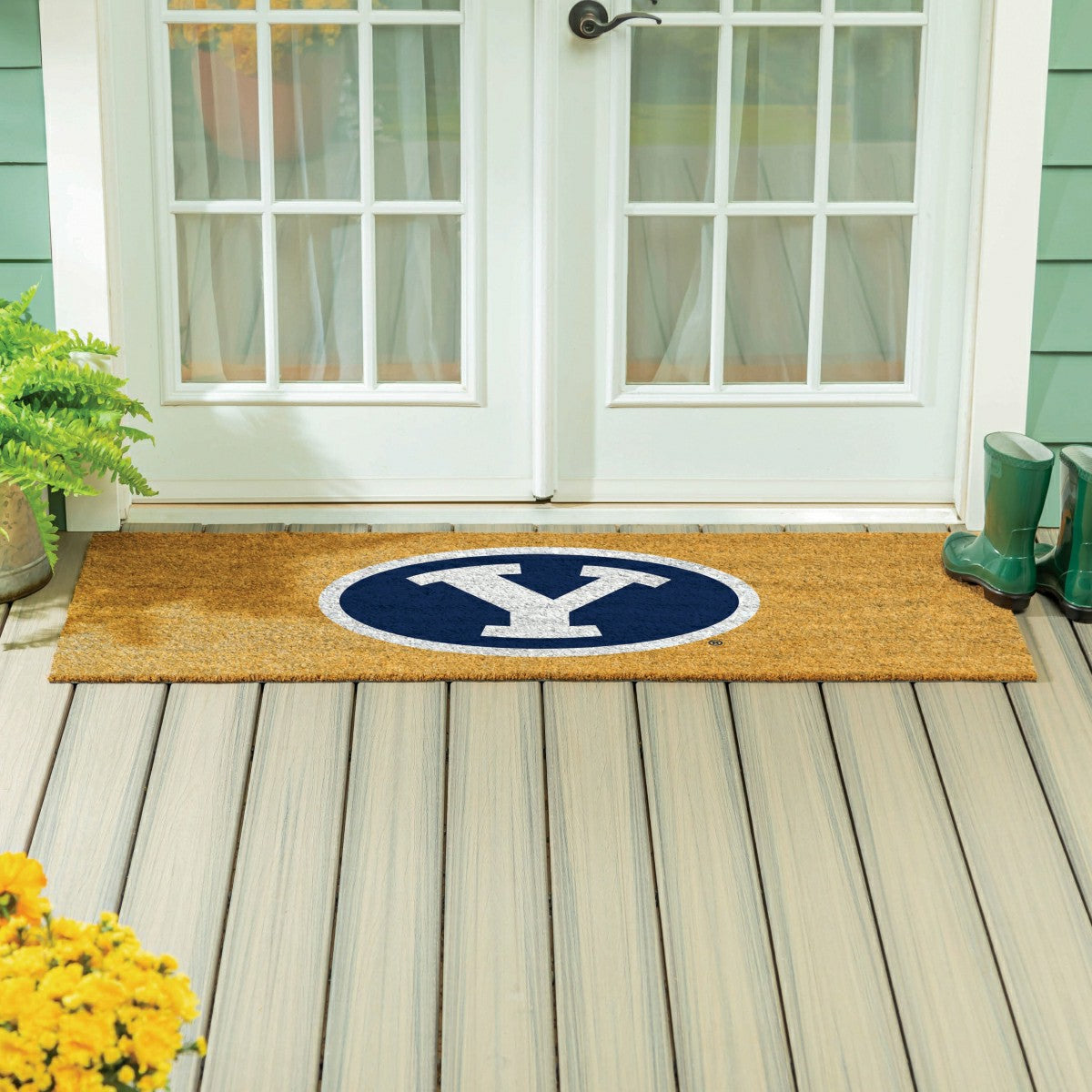 Brigham Young University Extra Large Full Color Coir Mat, 60"x24", Collegiate