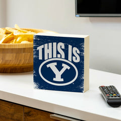 Brigham Young University Plock, Down Home Fans, 6x6, Collegiate, Home