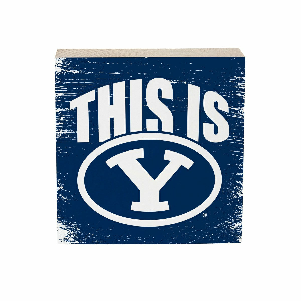 Brigham Young University Plock, Down Home Fans, 6x6, Collegiate, Home