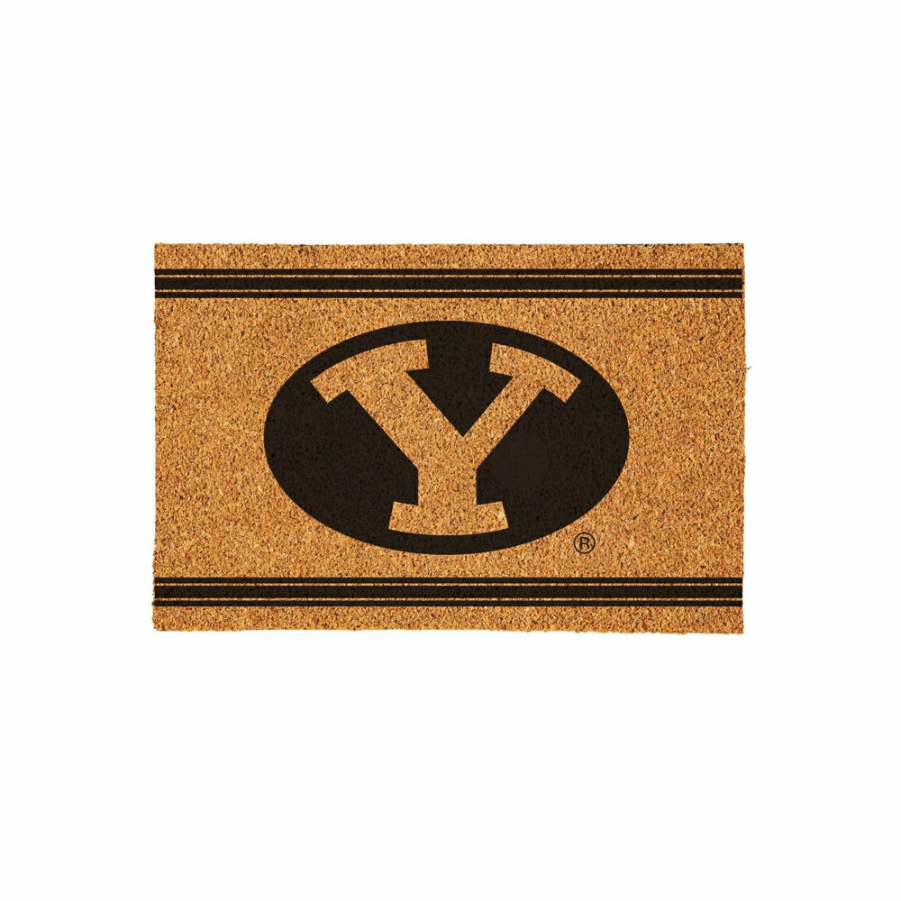 Brigham Young University Large One Color Coir Mat, 36"x24", Collegiate