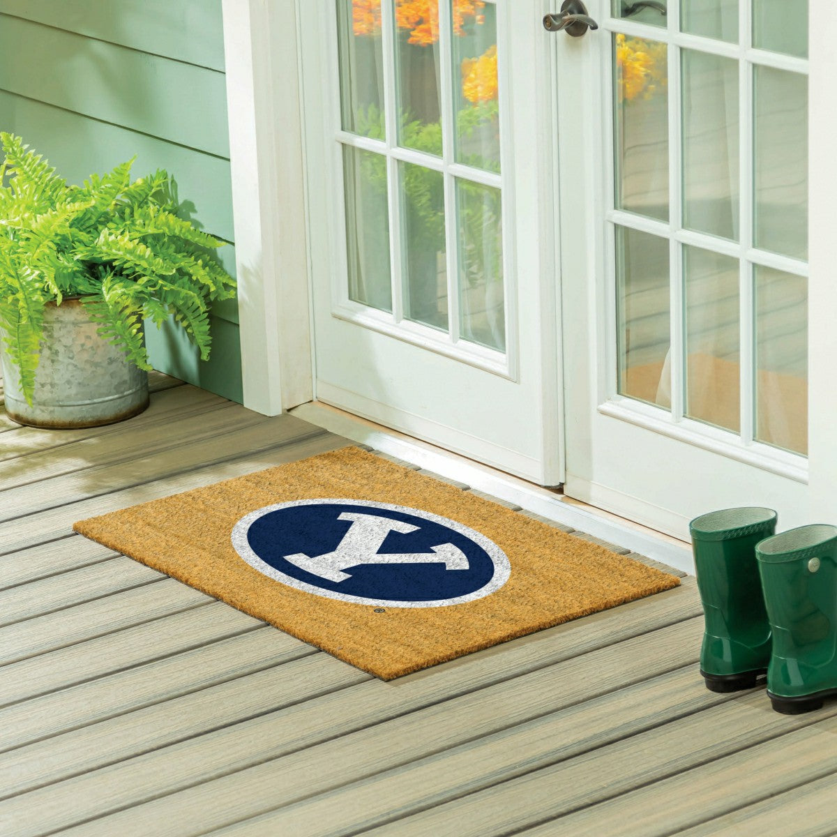 Brigham Young University Large Full Color Coir Mat, 36"x24", Collegiate