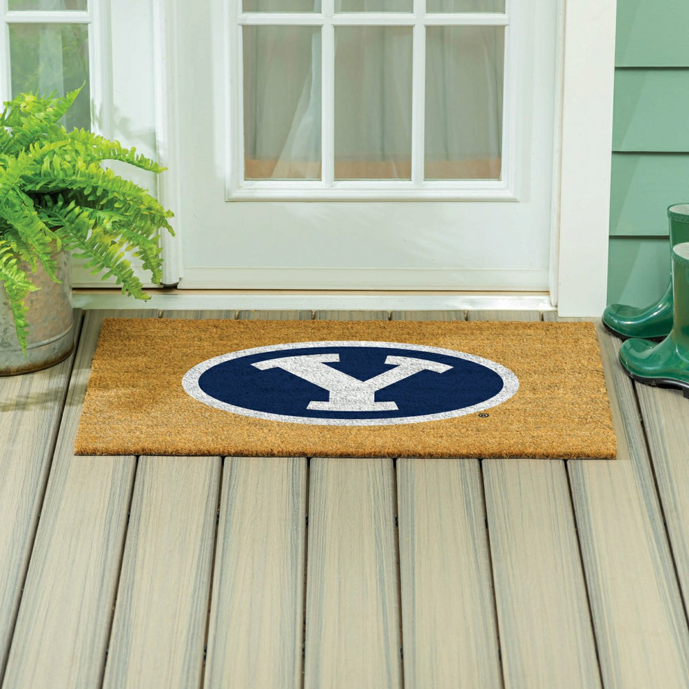 Brigham Young University Large Full Color Coir Mat, 36"x24", Collegiate