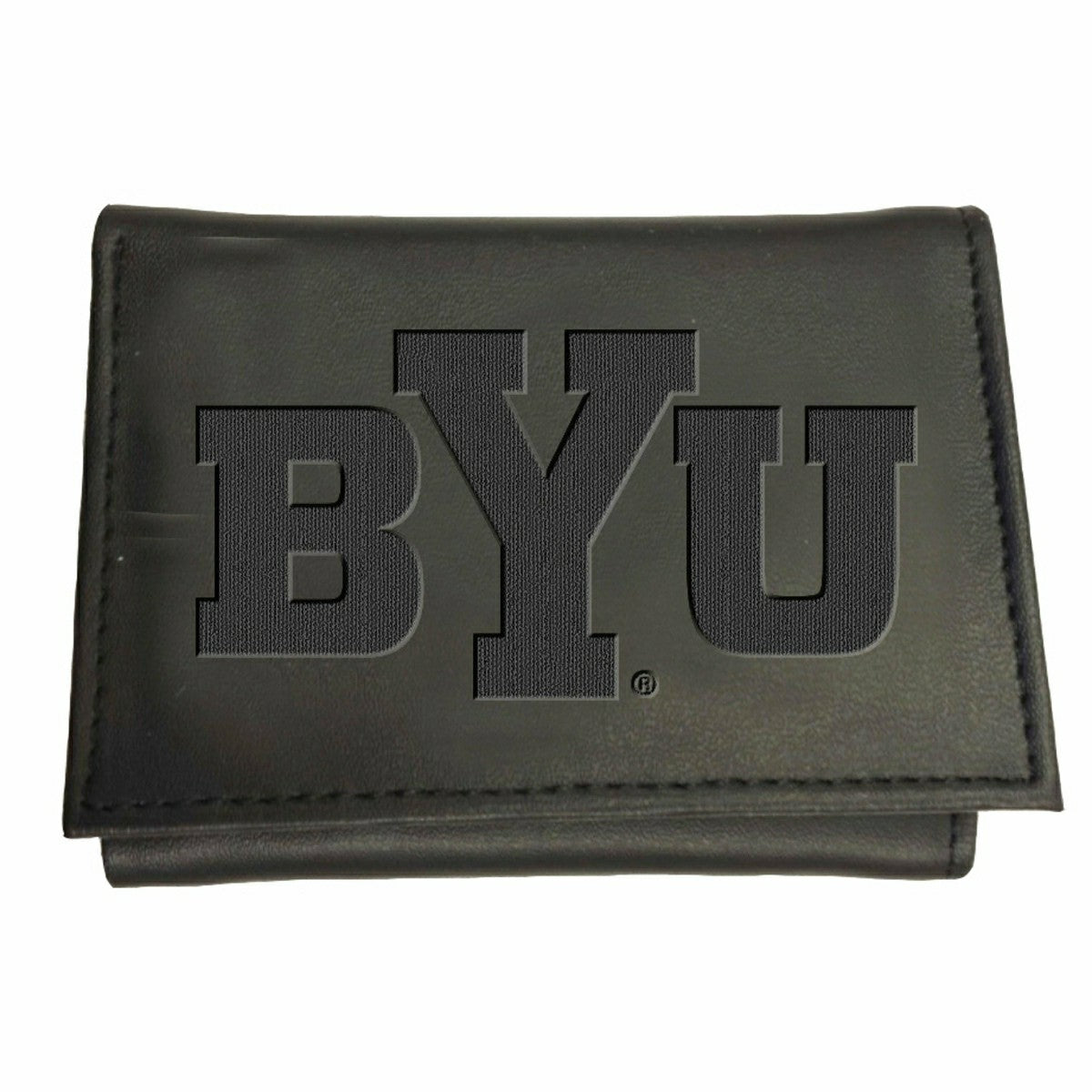 Brigham Young University, Tri-Fold Wallet, Black, Collegiate, Home