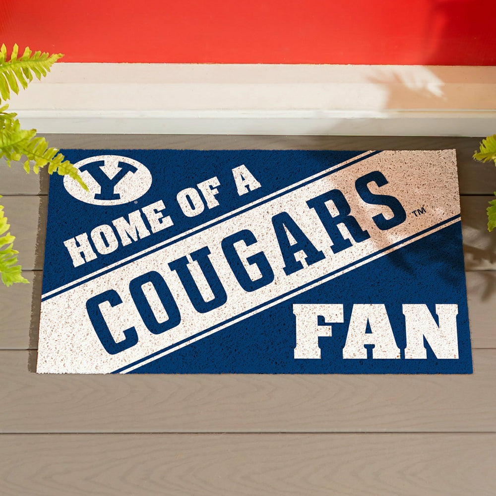 Brigham Young University, PVC Mat COLOR, Home of a Fan, Collegiate
