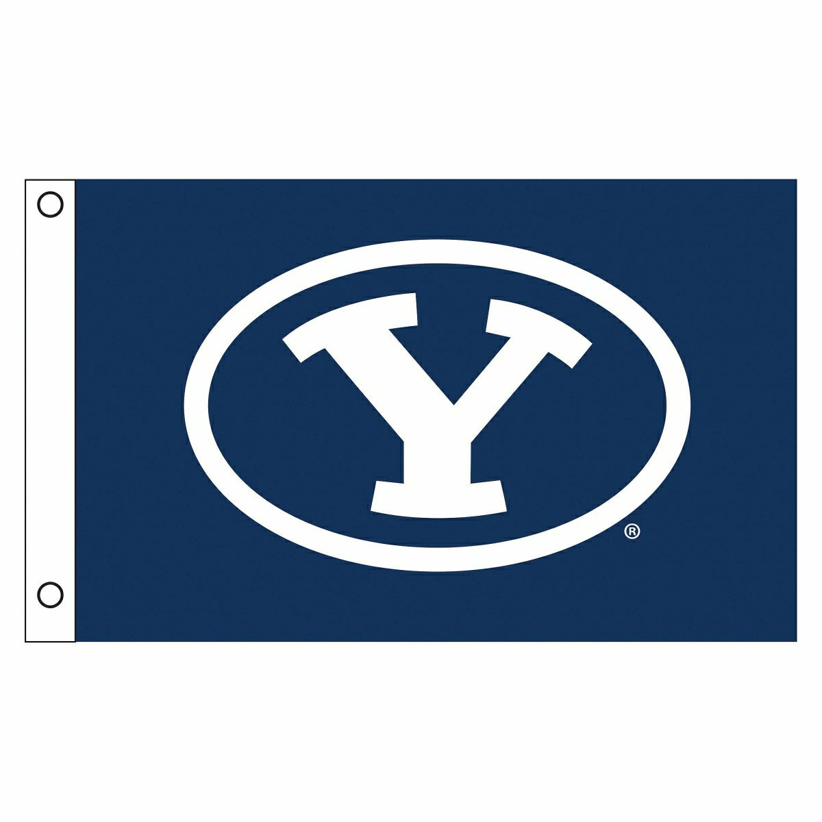 Brigham Young University Single Sided Flag w/ 2 Grommets, 3'x5', Collegiate, Home