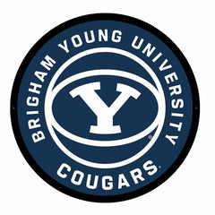LED Wall Decor, Round, Brigham Young University, Collegiate, Home