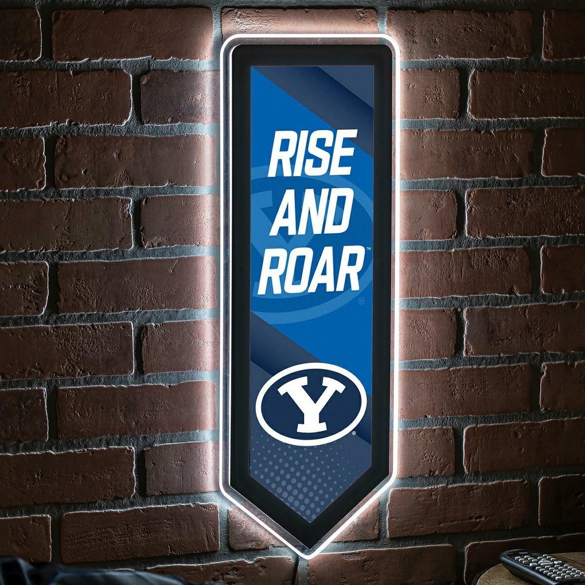 LED Wall Decor, Pennant, Brigham Young University, Collegiate, Home